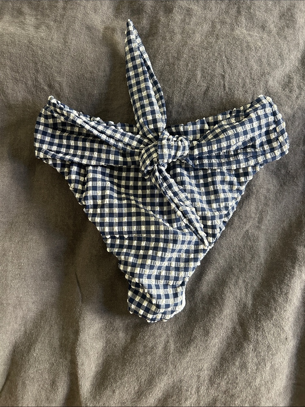 Montce Gingham bikini bottoms